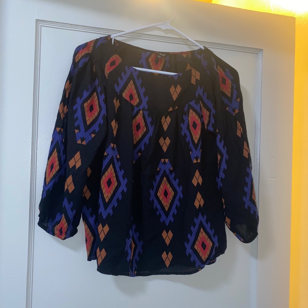 Lucky brand cute tribal top
